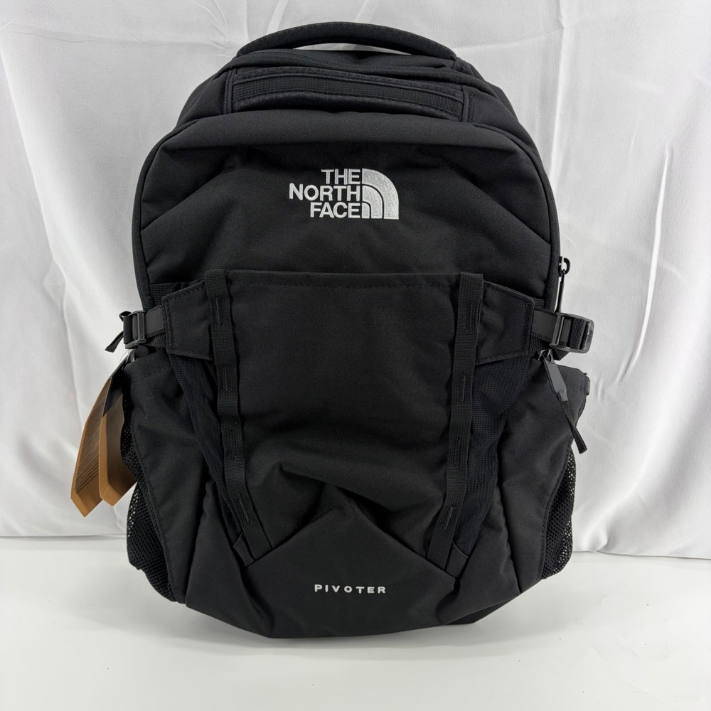 The North Face Pivoter Backpack TNF Black Laptop Bag NF0A3VXD4H0-OS